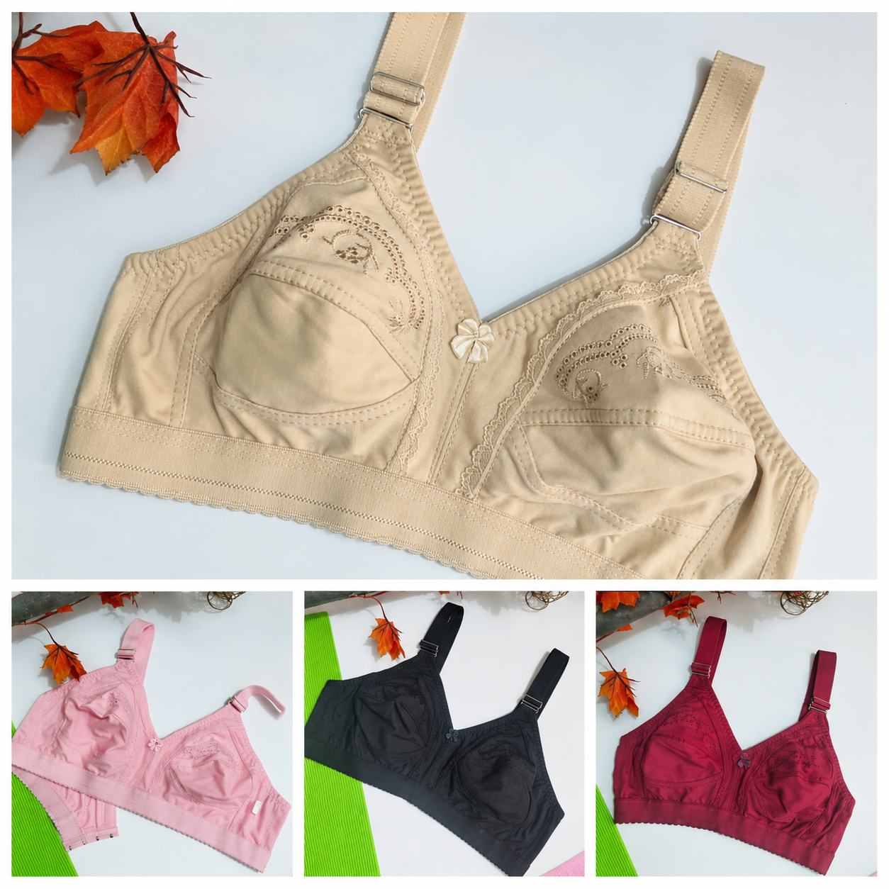 Cambric Cotton Soft Bra – Cup B