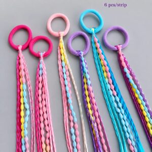 Korean Colorful Braided Ponytail Hair Extension