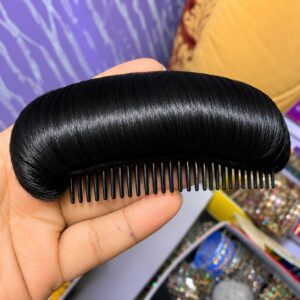Original Human Hair Back Comb Hair Topper