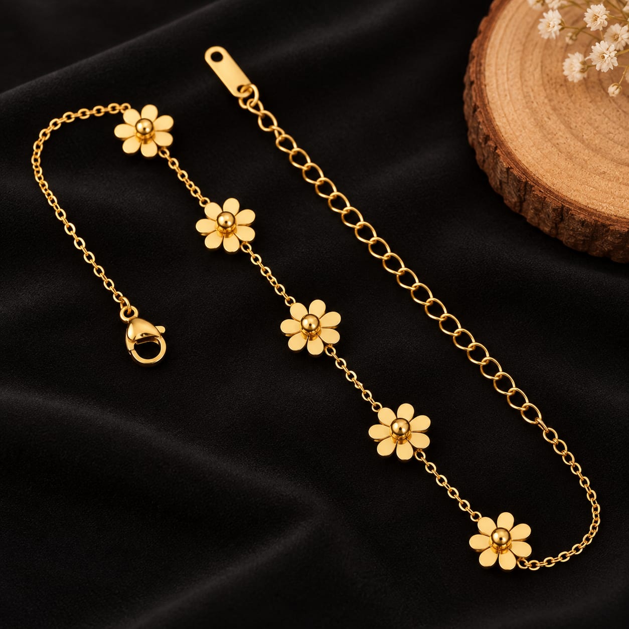 Stainless Steel Gold Plated Bracelet for Women