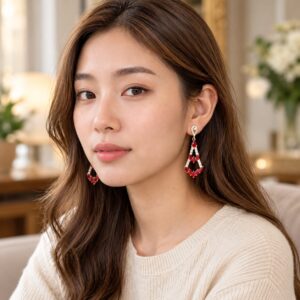 Titanium Plated Elegant Earrings