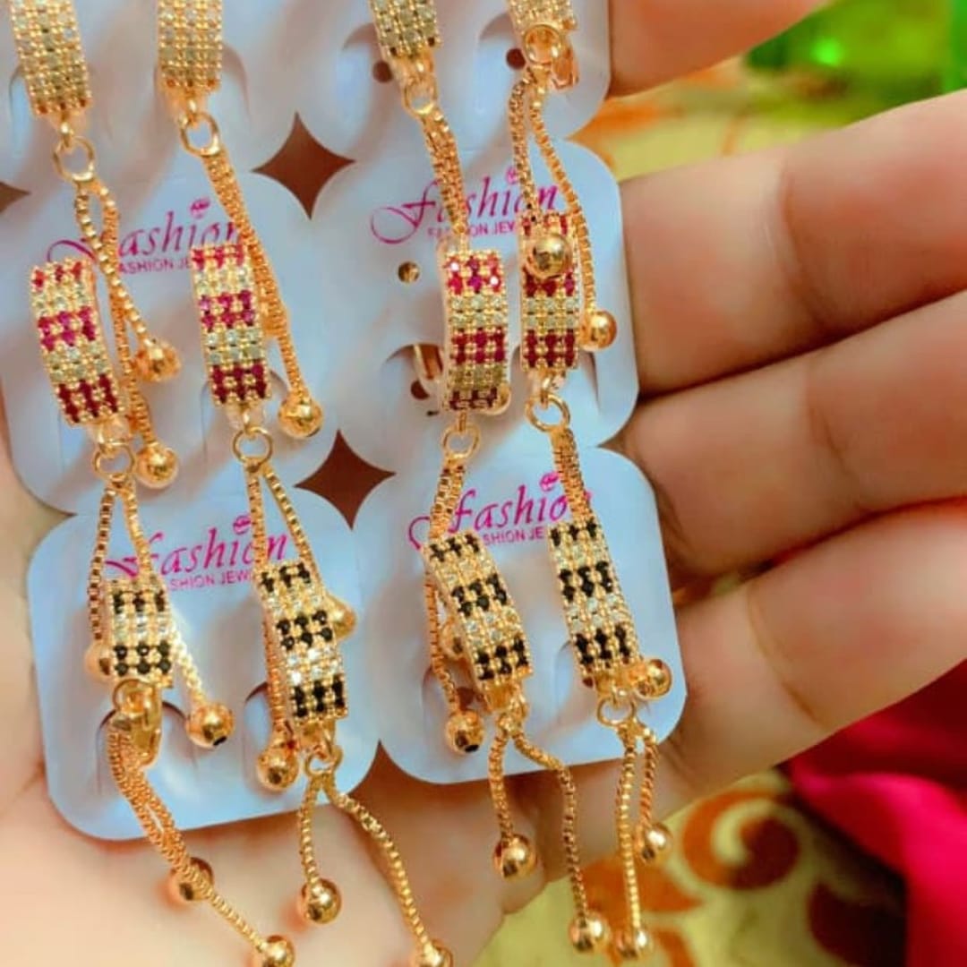 18K Gold Plated Waterproof D Bali Earrings