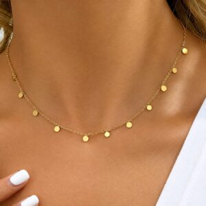 Stainless Steel Gold Plated Neck Chain for Women